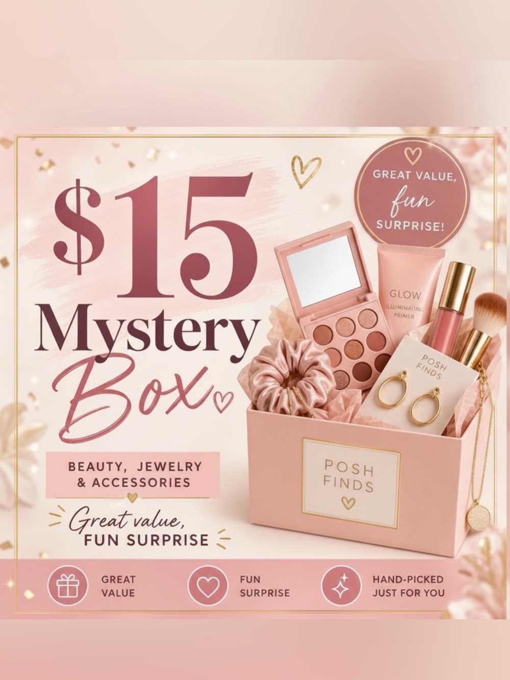💎 Treat Yourself Mystery Box 💎 Makeup, Jewelry & Accessories